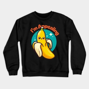 The Punny Prince: His Potassium Jokes are Im-peel-cable Crewneck Sweatshirt